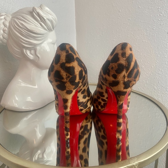 Christian Louboutin Leopard Print Heels - Picture 6 of 9